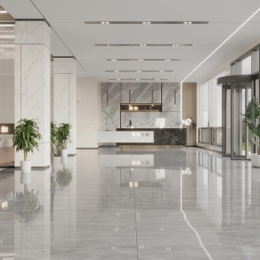 现代公司大堂3D模型下载